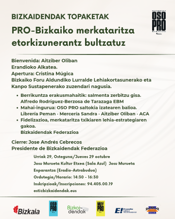 JORNADA OSO PRO ERANDIO BIZKAIDENDAK